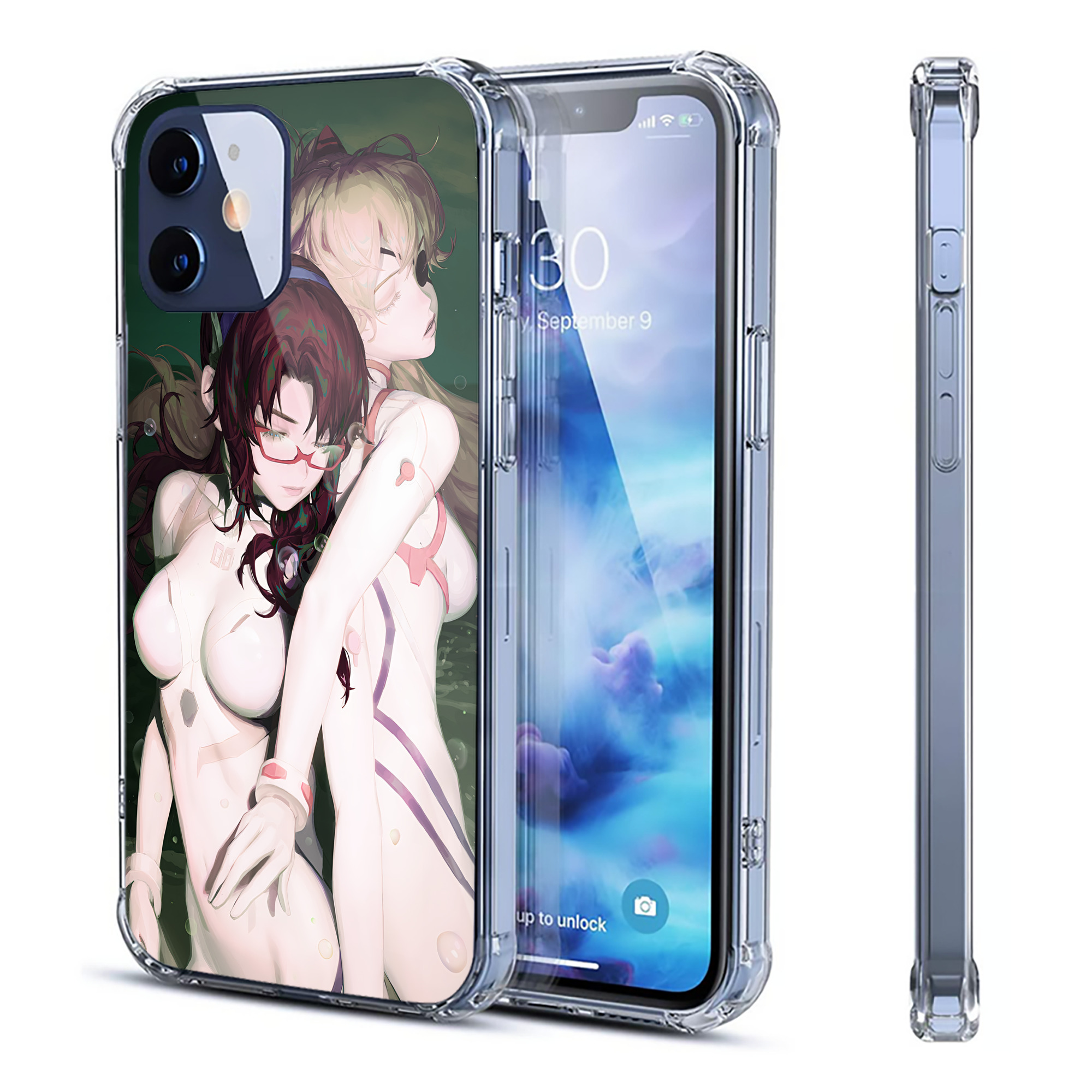 （画像用） EVA 新世紀エヴァンゲリオン 【iPhone 12シリーズ対応】透明スマホケース（クリアソフトケース）